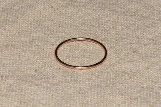 Rose gold stacking ring