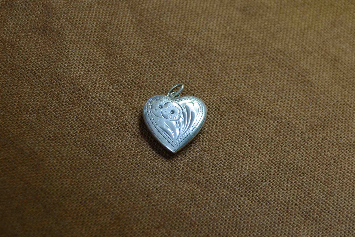 Zilver hartje kettinghanger