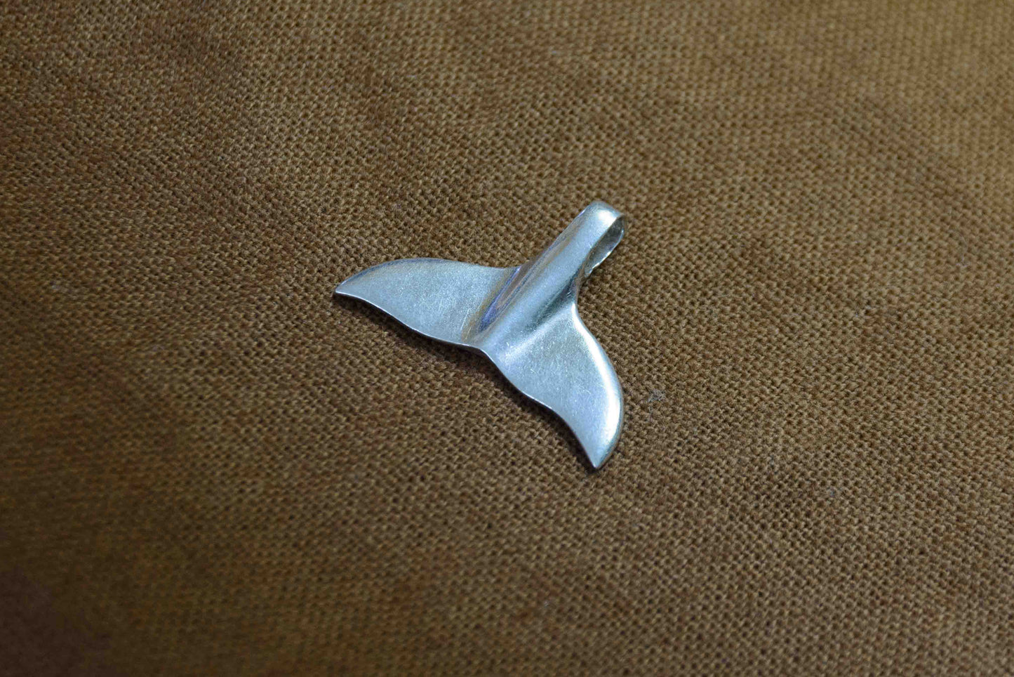 Zilver walvisstaart kettinghanger