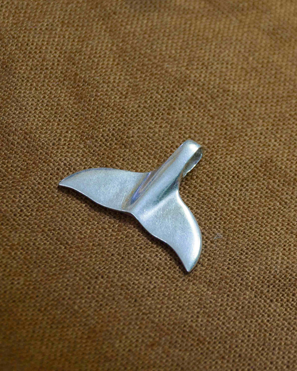 Zilver walvisstaart kettinghanger
