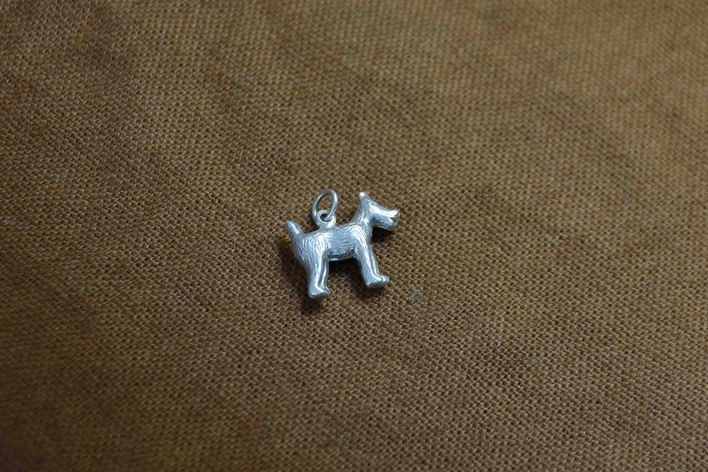 Zilver hond kettinghanger