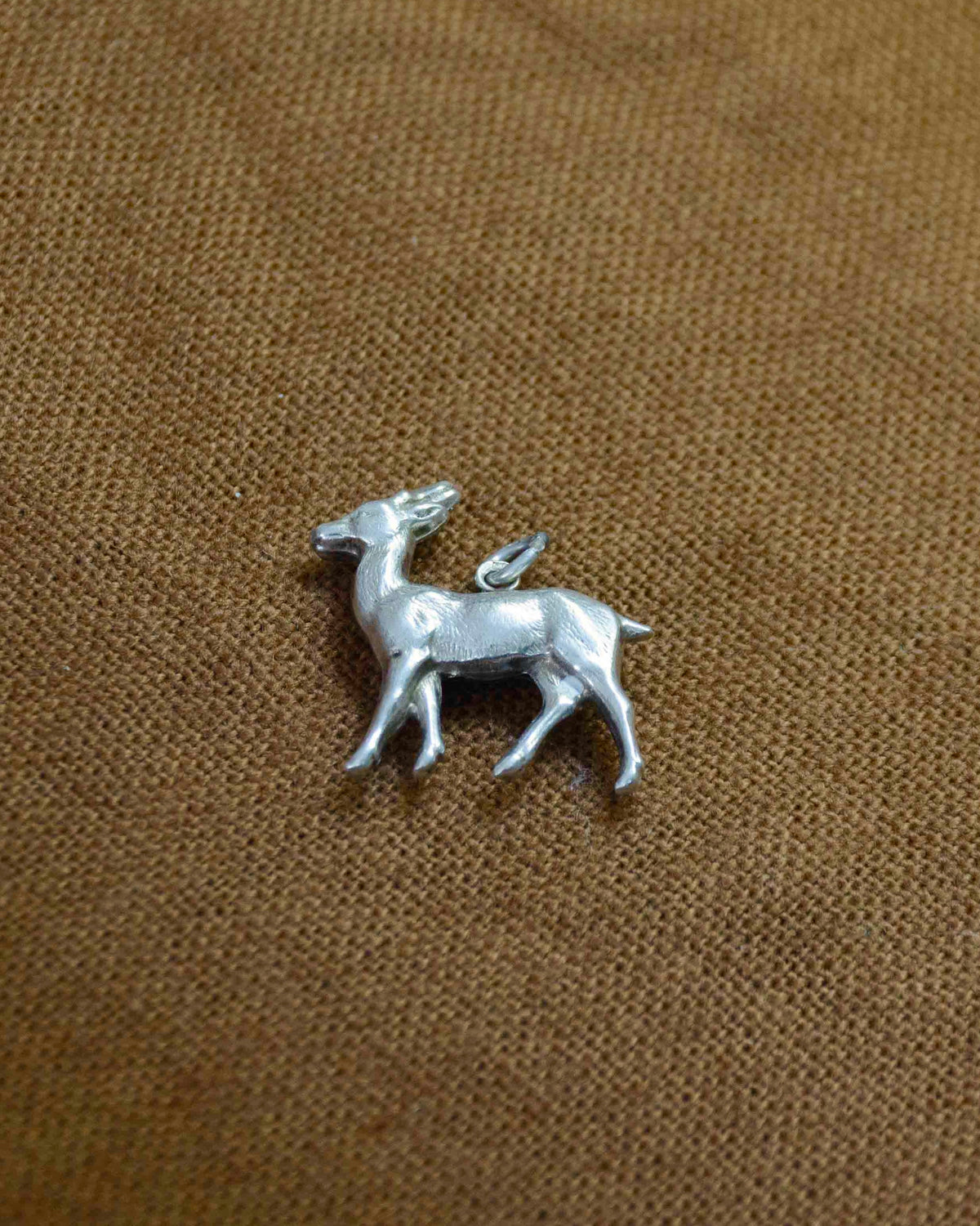 Zilver hertje kettinghanger