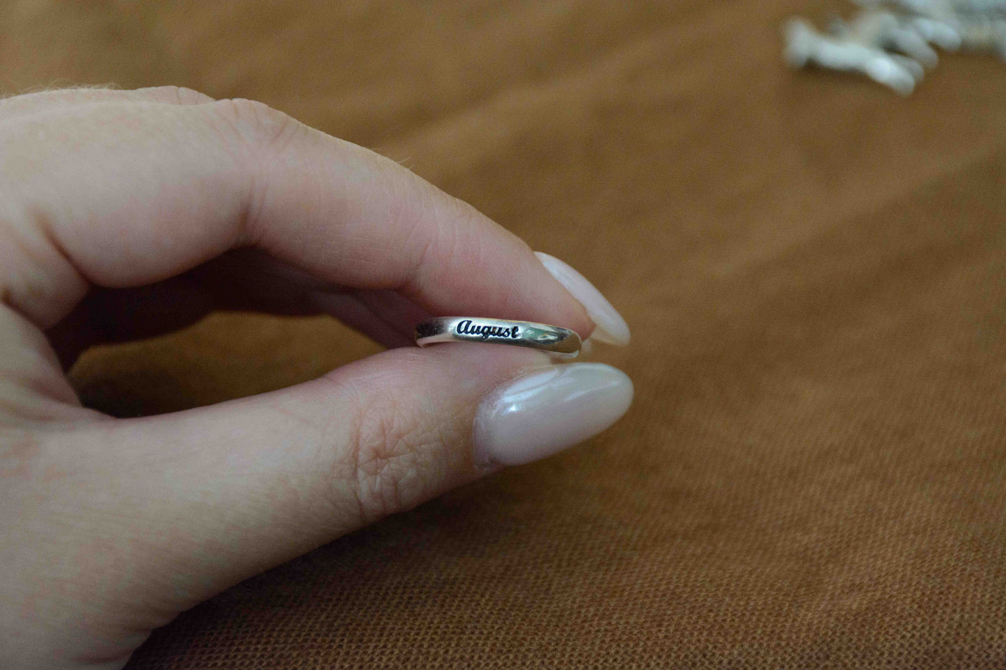 Zilver peridoot solitair ring
