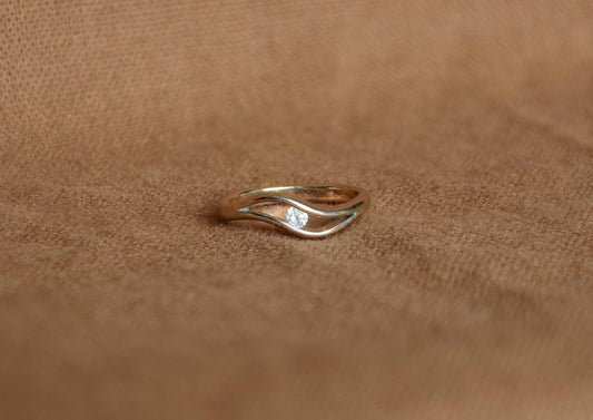 Zilver zirkonia ring
